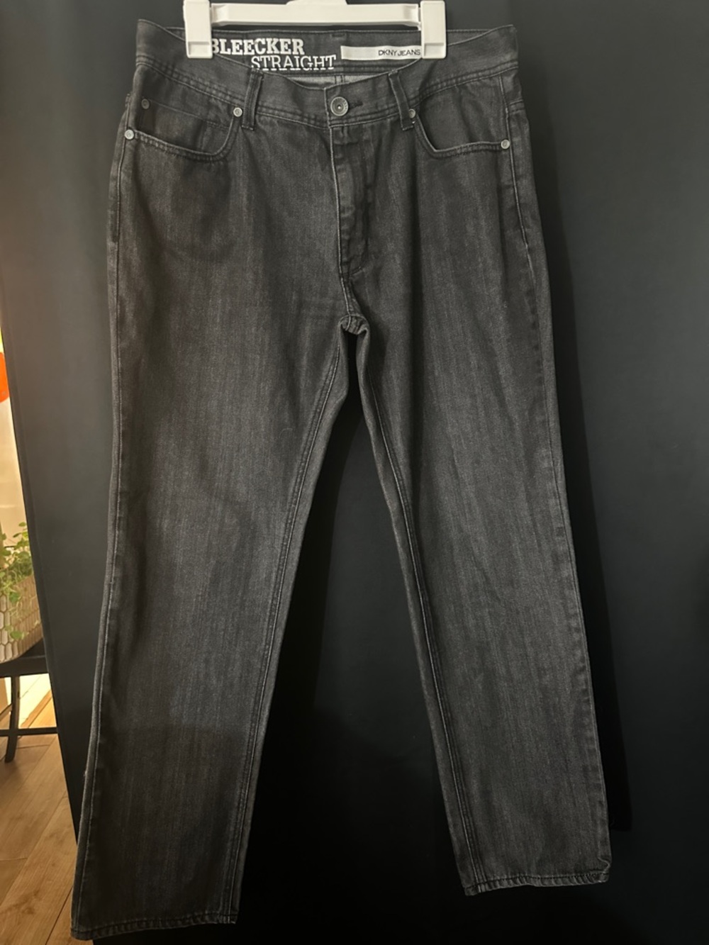 DKNY Bleecker Straight Men’s Dark Gray Jeans